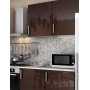 Кухня Гламур шоколадный глянец в Добров Меблі Кухня Гламур шоколадный глянец в Добров Меблі