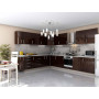 Кухня Гламур шоколадный глянец в Добров Меблі Кухня Гламур шоколадный глянец в Добров Меблі