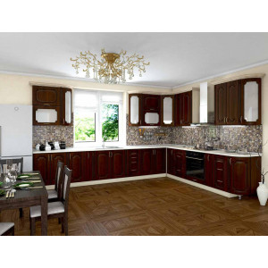 Кухня Платинум кедр люкс