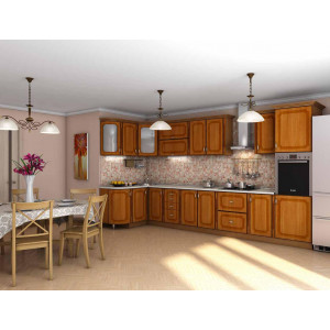 Кухня Платинум вишня форема