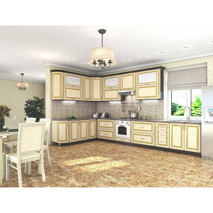 Кухня Платинум ваниль супермат