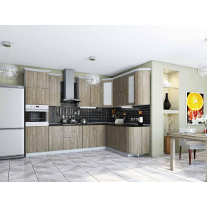 Кухня Санрайз сонома темная