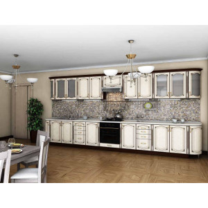 Кухня Платинум ясень беж