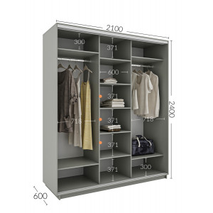 Шкаф-купе 210x60x240