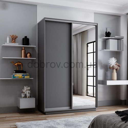 Шкаф-купе Практик 25 130x60x240 в Добров Меблі Шкаф-купе Практик 25 130x60x240 в Добров Меблі