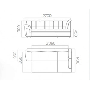 Диван Барокко угловой