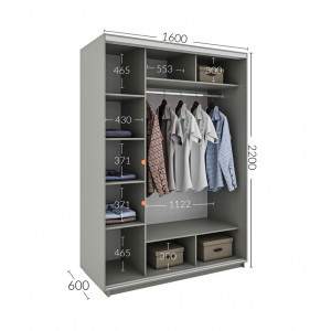 Шафа-купе 160x60x220