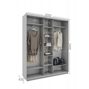 Шафа-купе 200x45x240