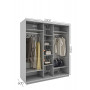 Купити Шафа-купе 200x60x220 в Добров Меблі Купити Шафа-купе 200x60x220 в Добров Меблі