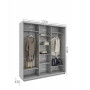 Шкаф-купе 220x45x220 в Добров Меблі Шкаф-купе 220x45x220 в Добров Меблі