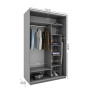 Шкаф-купе Практик 44 150x60x240 в Добров Меблі Шкаф-купе Практик 44 150x60x240 в Добров Меблі