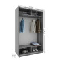 Шкаф-купе Практик 45 150x60x240 в Добров Меблі Шкаф-купе Практик 45 150x60x240 в Добров Меблі