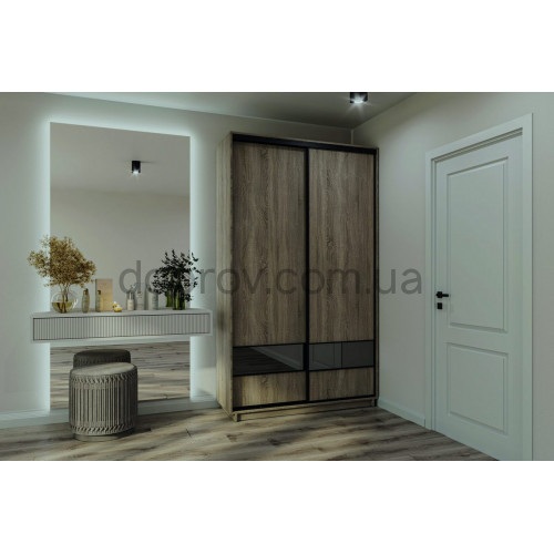 Шкаф-купе Практик 50 160x60x240 в Добров Меблі Шкаф-купе Практик 50 160x60x240 в Добров Меблі