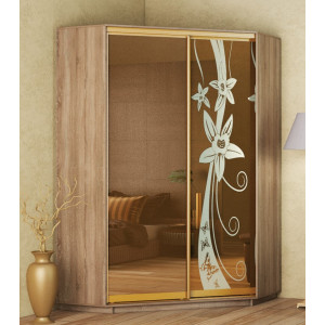 Угловой шкаф-купе 140x140x240