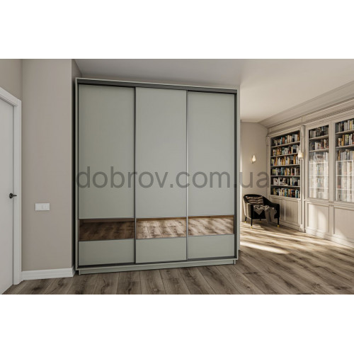Купити Шафа-купе Практик 119/2 240x60x240 в Добров Меблі Купити Шафа-купе Практик 119/2 240x60x240 в Добров Меблі