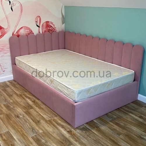 Купити Ліжко Фіона кутове дитяче 90х200 в Добров Меблі Купити Ліжко Фіона кутове дитяче 90х200 в Добров Меблі