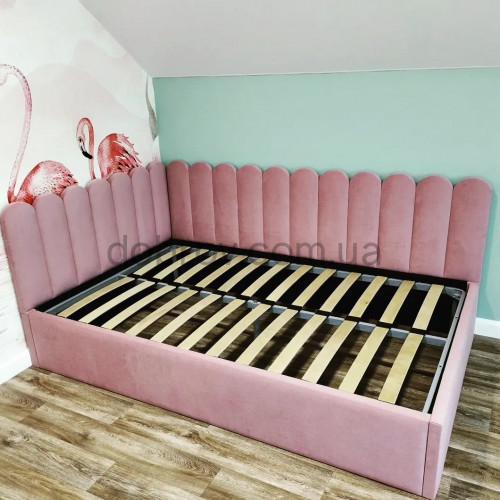 Кровать Фиона угловая детская 90х200 в Добров Меблі Кровать Фиона угловая детская 90х200 в Добров Меблі