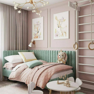 Кровать Фиона угловая детская 90х200