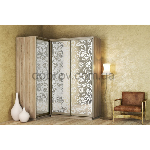 Приставной шкаф-купе Гарант 130x60x240 см в Добров Меблі Приставной шкаф-купе Гарант 130x60x240 см в Добров Меблі