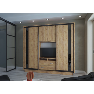 Гостиная шкаф Универсал 240 х 45 х 220