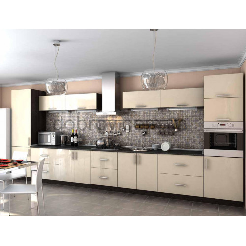 Кухня Гламур слоновая кость глянец в Добров Меблі Кухня Гламур слоновая кость глянец в Добров Меблі