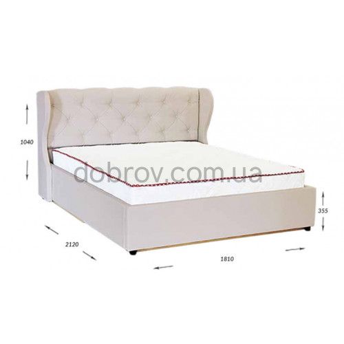 Кровать Жасмин 1800х2000 с механизмом в Добров Меблі Кровать Жасмин 1800х2000 с механизмом в Добров Меблі