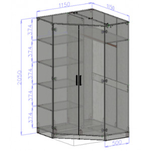 Шафа кутова Сімпл