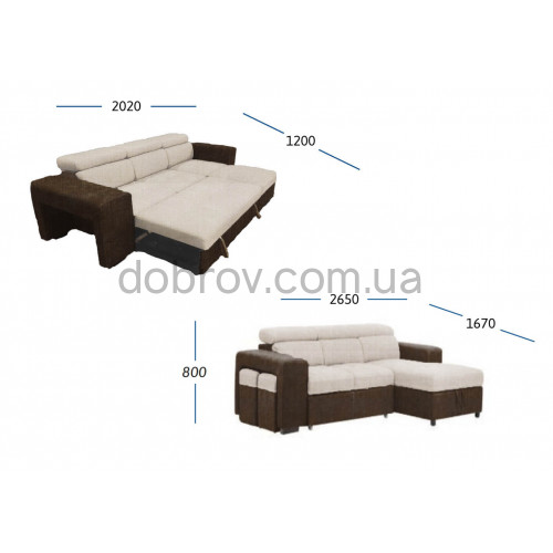 Диван угловой Ньютон в Добров Меблі Диван угловой Ньютон в Добров Меблі