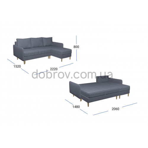 Диван Тренд угловой в Добров Меблі Диван Тренд угловой в Добров Меблі
